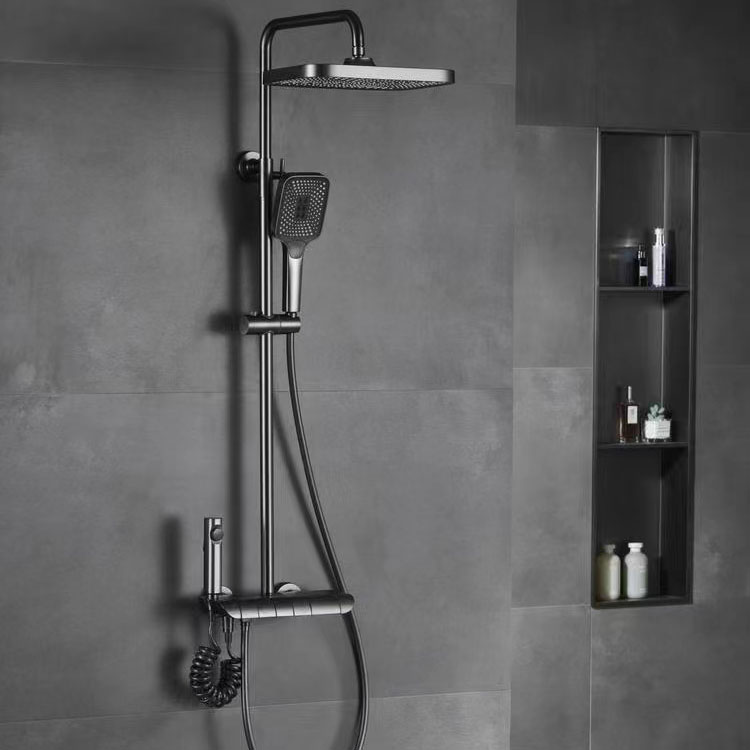 Grand système de douche: élevez votre expérience de salle de bain