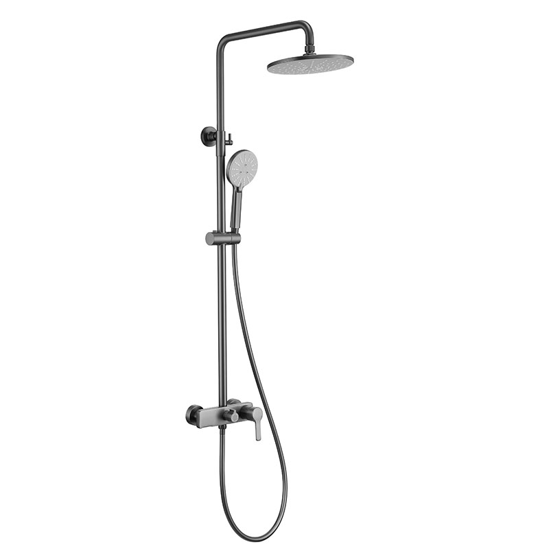 Grand système de douche domestique chromé en laiton thermostatique